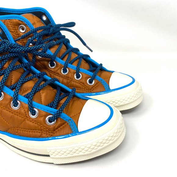 Converse Chuck 70 HI Amber Brown Blue High Top Shoes Women's Sneakers 169374C - Picture 6 of 10